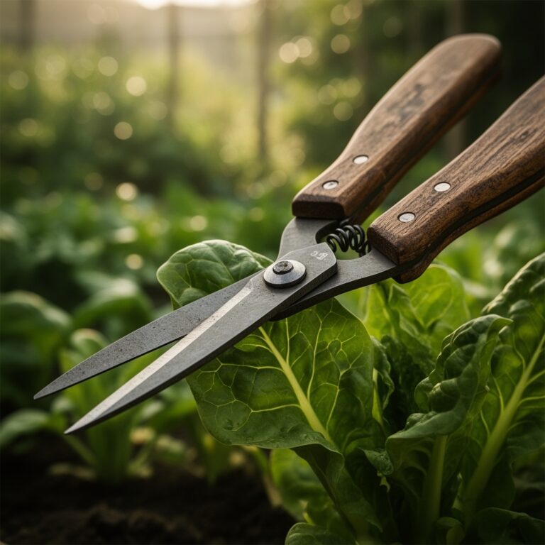 6 Best Garden Scissors for Harvesting Delicate Herbs and Leafy Greens