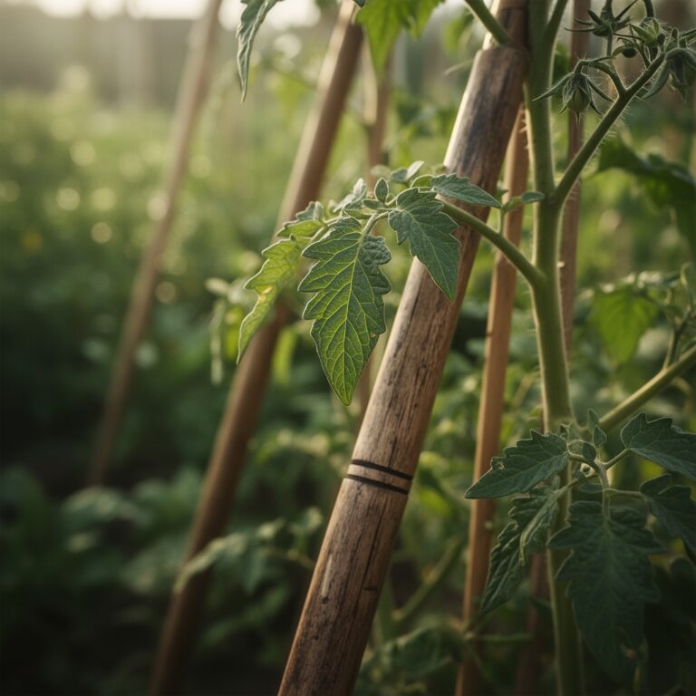 8 Best Methods for Staking Tall Tomato Plants: Tools and Support