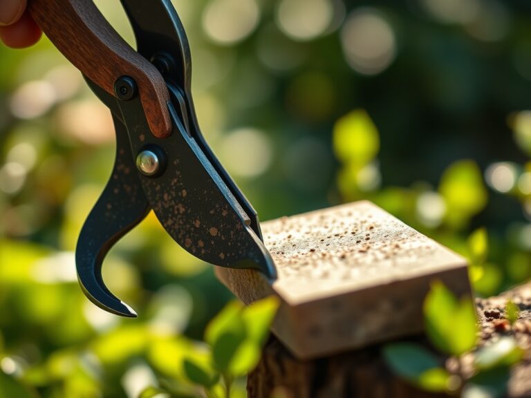 7 Tough Steps to Sharpen Loppers with a Whetstone